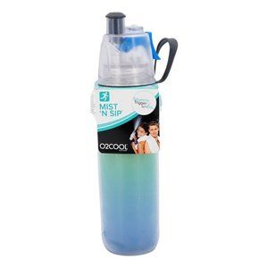 O2Cool Mist N Sip Bottle Squeeze To Mist Water Bottle BPA-Free USA 20 Oz New